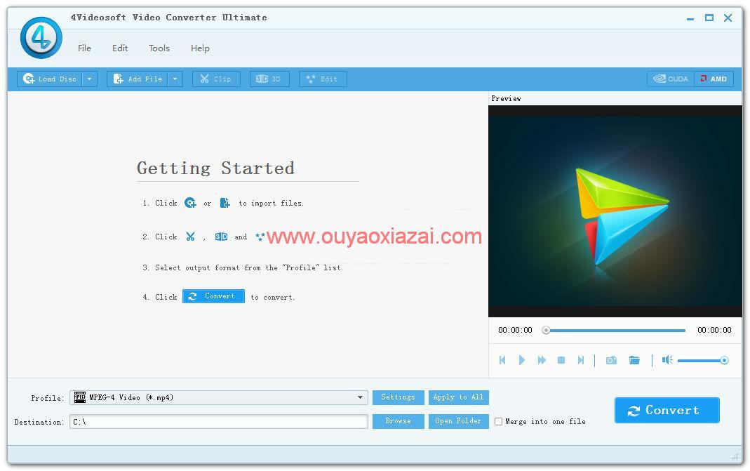 终极视频格式转换软件_4Videosoft Video Converter