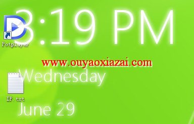 仿Win8桌面时钟软件_Windows8 Desktop Clock for Windows7