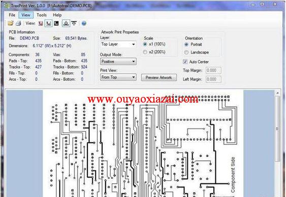 电路图|Protel PCB电路板打印软件_TraxPrint