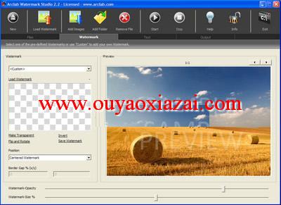 为任意图片添加水印_Arclab Watermark Studio