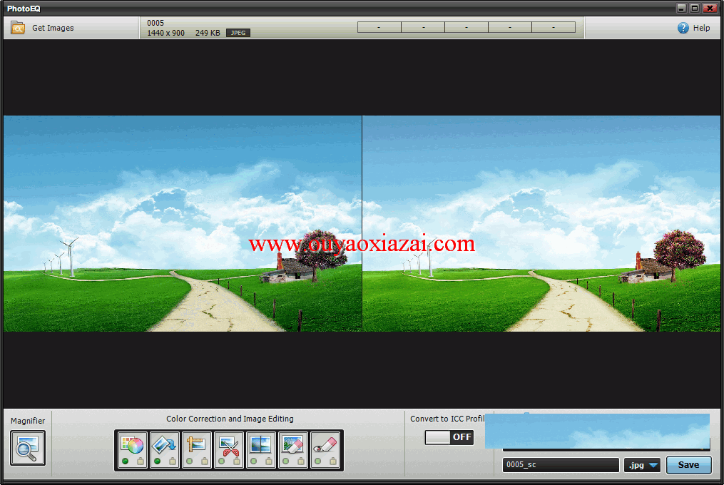 PhotoEQ照片图像调色校正工具 V10.0 绿色版