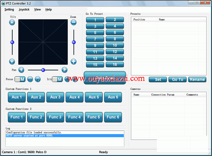 PTZ监控、PTZ摄像机云台控制器_PTZ Controller