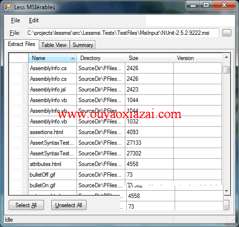 MSI安装包解包、MSI解包工具_lessmsi