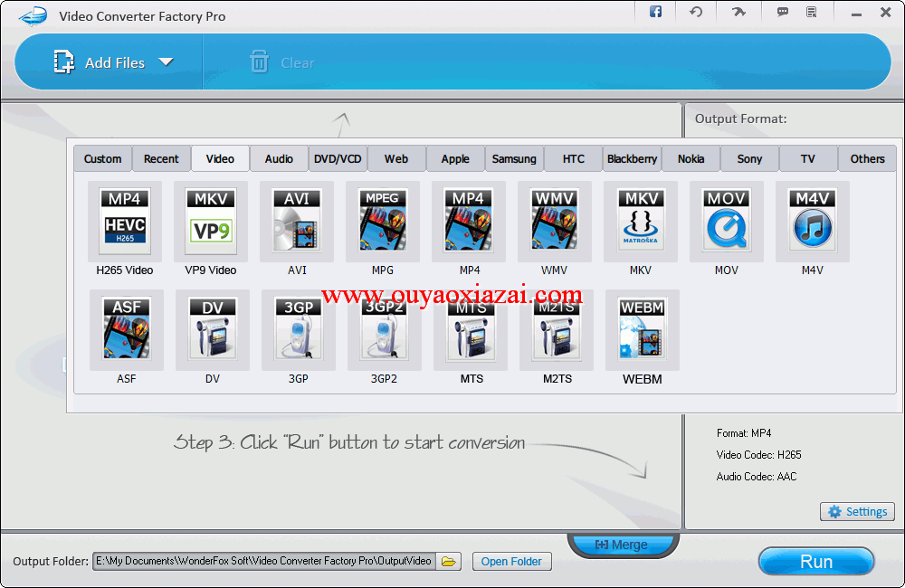 高清视频转换器_WonderFox Video Converter Factory