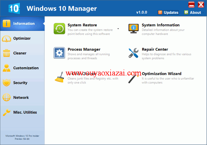 Windows 10 Manager