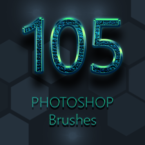 ps105个画笔超大PS笔刷包|Photoshop笔刷