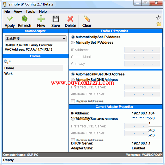 IP设置、快速IP配置工具_Simple IP Config