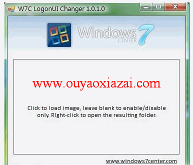 Windows7开机屏幕画面修改器_W7C LogonUI Changer