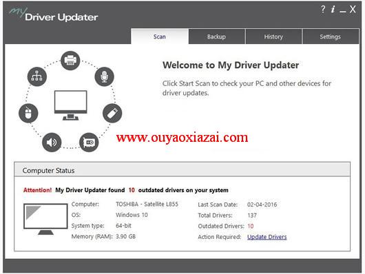 已安装驱动自动更新器_My Driver Updater