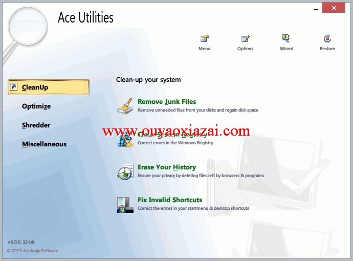 Ace Utilities系统清理优化工具 V6.1.1版