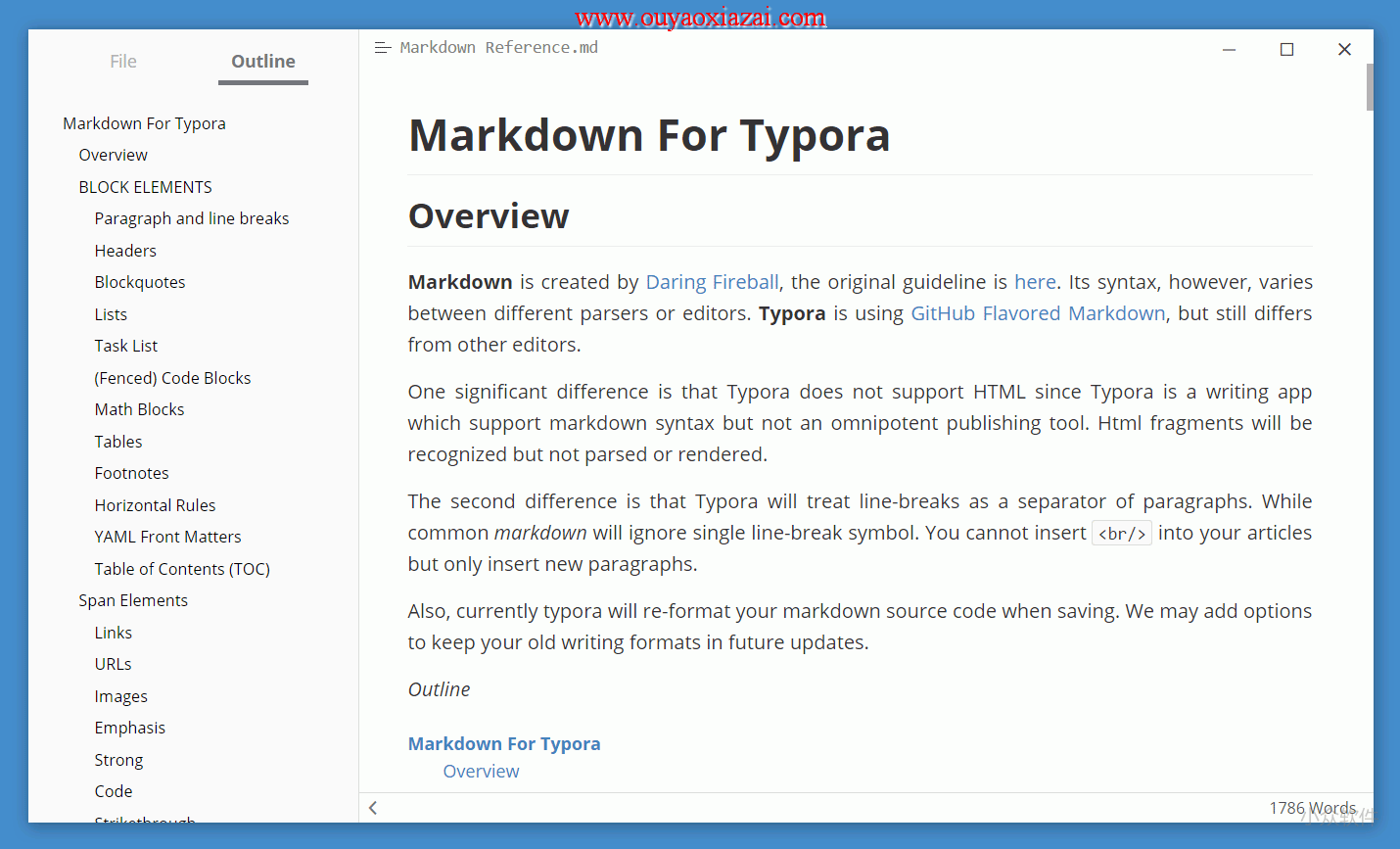 专业的Markdown编辑器Typora下载2.0