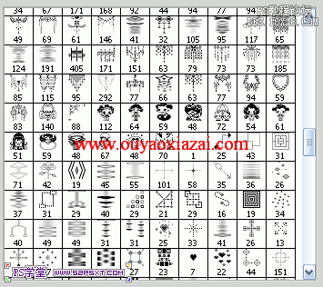 PS像素笔刷合集下载