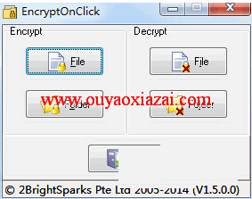 功能超强的文件加密工具_EncryptOnClick