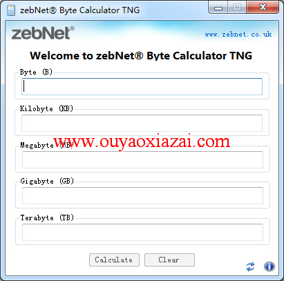 Byte Calculator字节单位换算工具