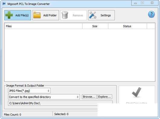 Mgosoft PCL To Image Converter