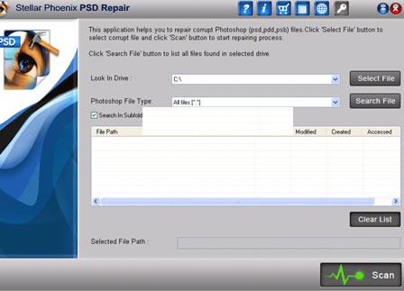 PSD图片修复Stellar Phoenix PSD Repair