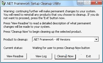 .NET Framework Setup Cleanup Utility下载