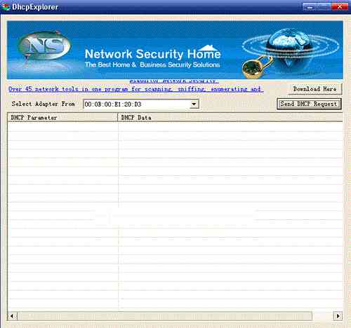 Nsasoft DhcpExplorer查找DHCP服务器
