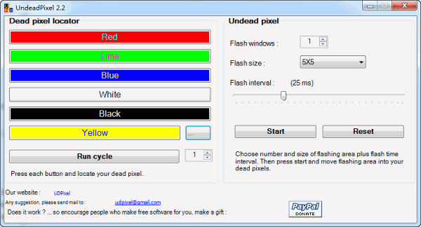 Undead pixel下载_显示器测试坏点工具
