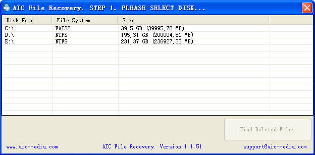 AIC File Recovery_AIC文件恢复