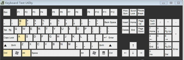 keyboard test utility键盘测试软件