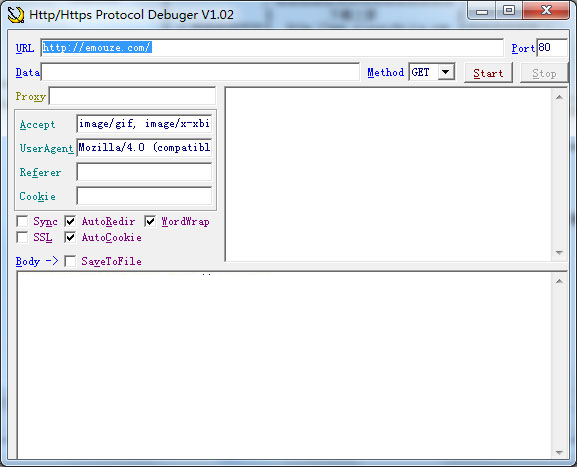 HttpDebug HTTP协议调试工具绿色版