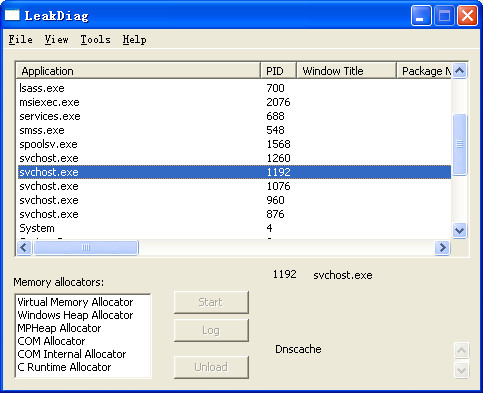 LeakDiag内存泄漏检测工具绿色版