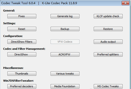 K-Lite Codec Pack Update影音解码器官方下载