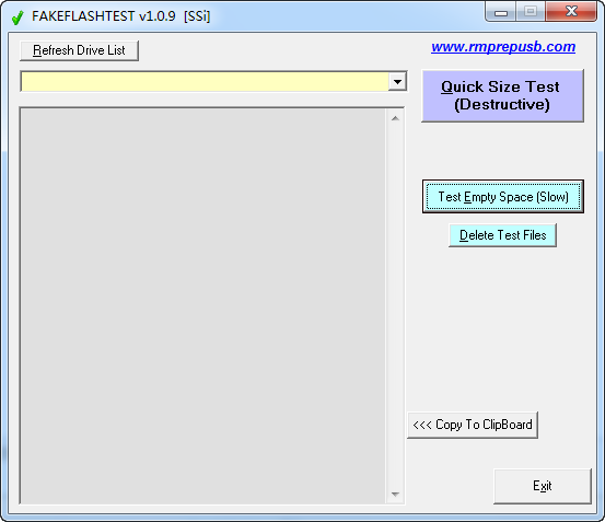 FakeFlashTest(u盘容量检测工具)