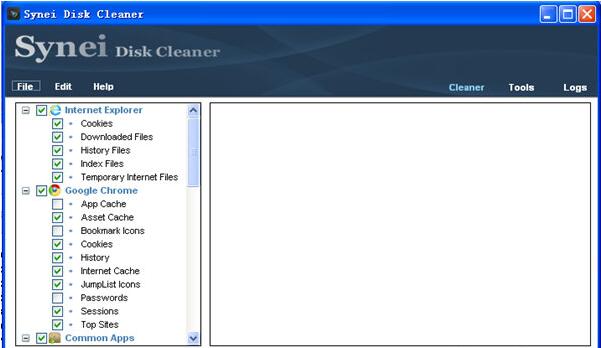 Synei Disk Cleaner硬盘垃圾文件清理工具 V1.19