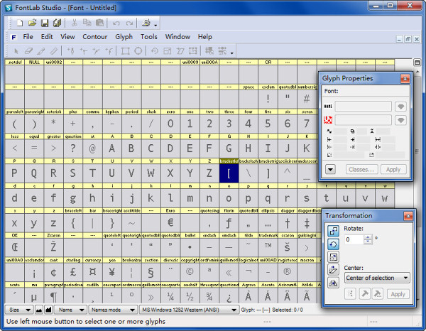 Fontlab Studio字体设计编辑软件