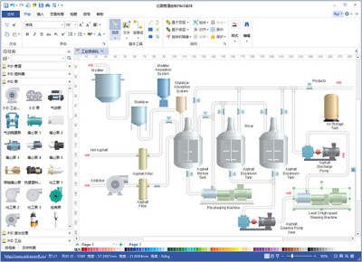 亿图管道绘制P&ID软件