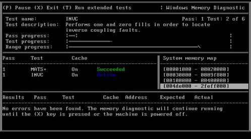 Microsoft Windows Memory Diagnostic内存诊断工具