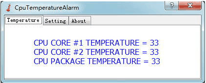 CpuTemperatureAlarm_cpu温度检测工具