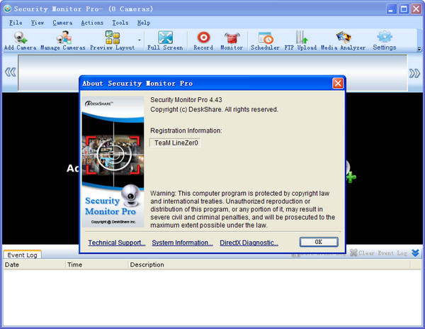 Deskshare Security Monitor视频监控软件