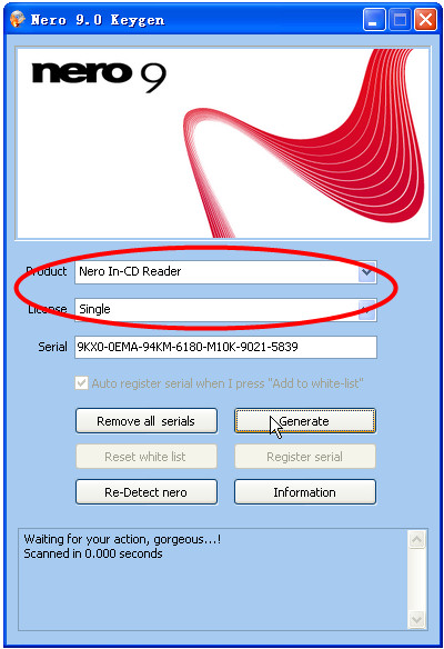 nero9序列号注册机