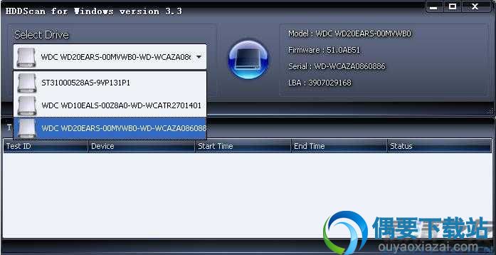 HDDScan 3.3用法
