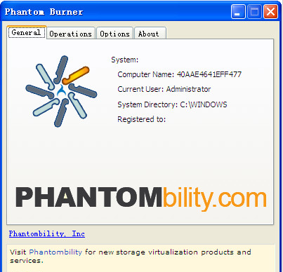 Phantom Burner虚拟刻录机软件汉化版