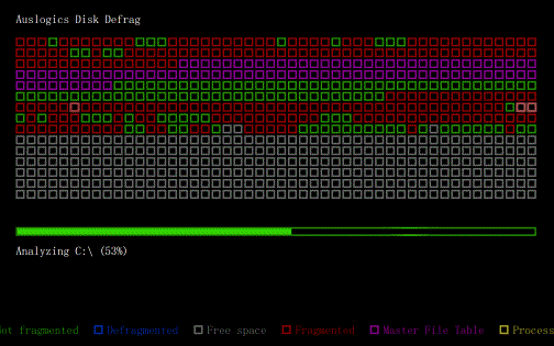 磁盘碎片整理屏保_Disk Defrag Screen Saver