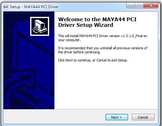 玛雅maya44声卡驱动 win7