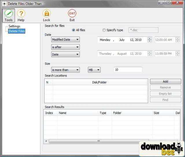删除指定日期之前的文件_Delete Files Older Than