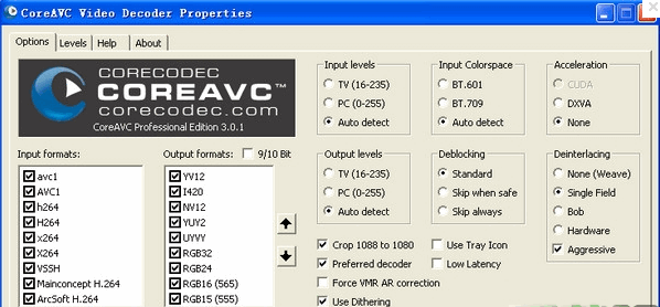 coreavc 解码器 64位