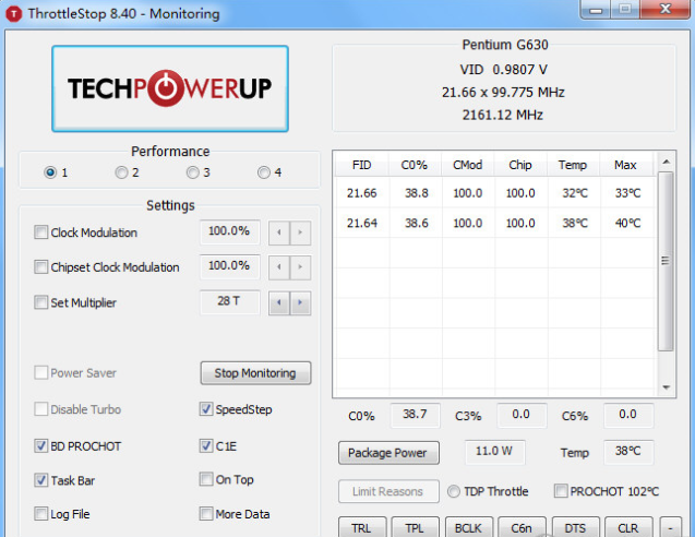 ThrottleStop 8.4 cpu管理工具