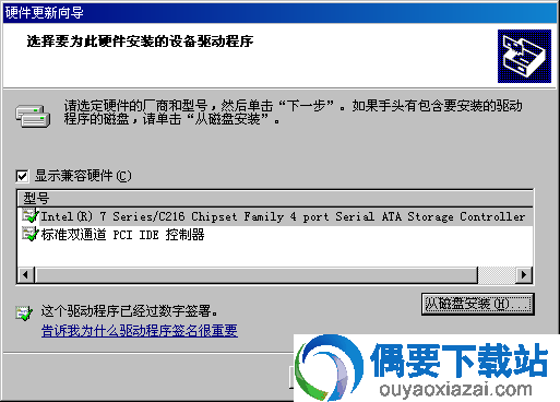 从磁盘安装