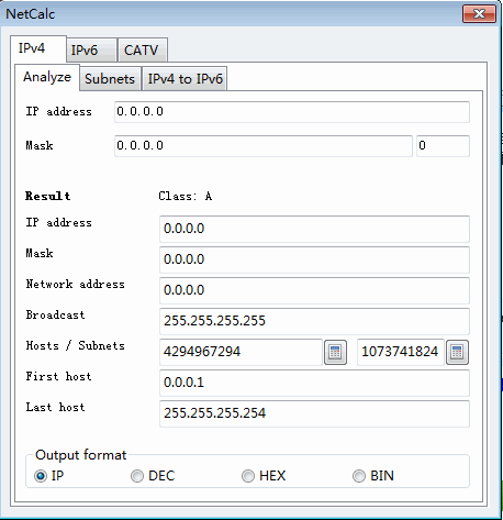 NetCalc网段划分软件