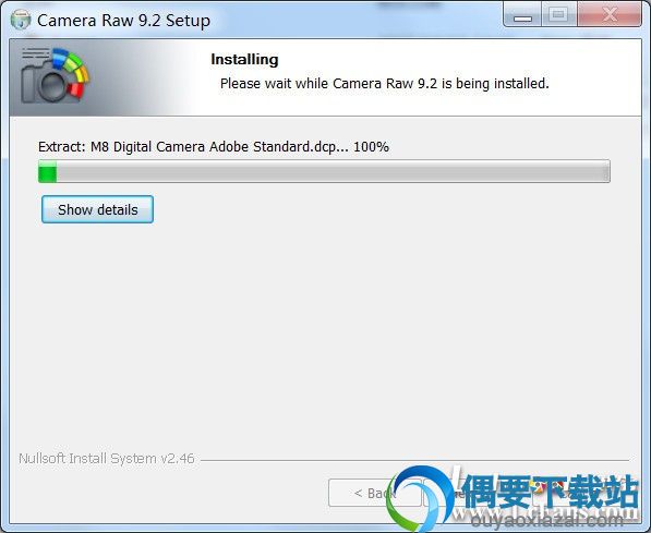camera raw正在安装