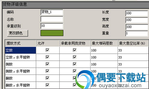 适应于货物的手动编辑功能