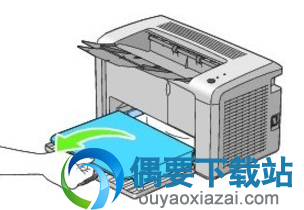 先取下打印机纸盒上的盖板