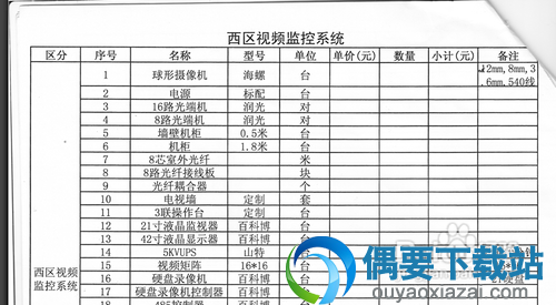 表格图片转excel表格教程