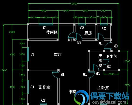 室内CAD平面图